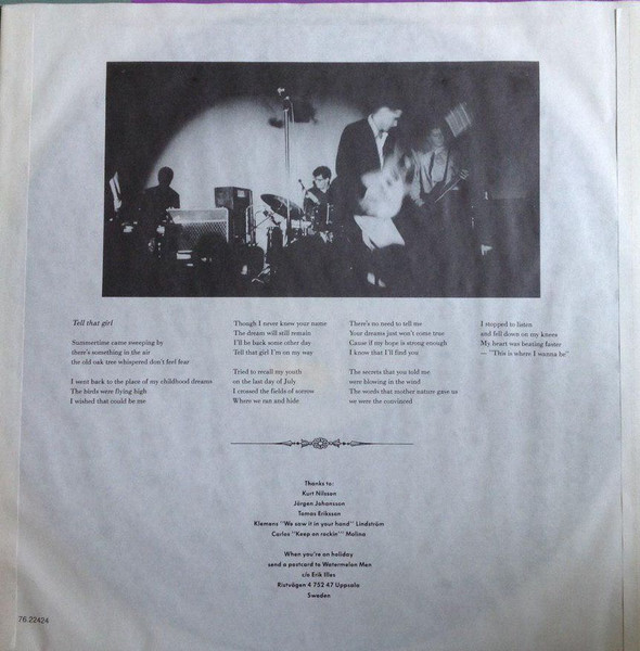 Cover zu Watermelon Men - Past, Present And Future | 1985 | Vinyl | Rock | Germany
