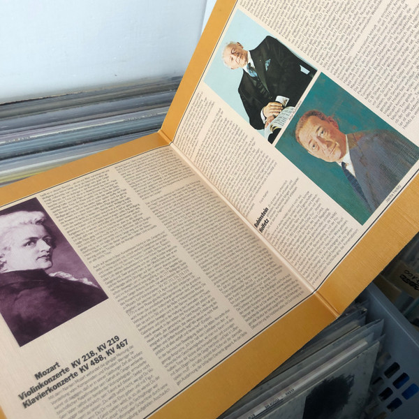 Cover zu Arthur Rubinstein, Wolfgang Amadeus Mozart, Jascha Heifetz - Konzerte | Vinyl | Classical