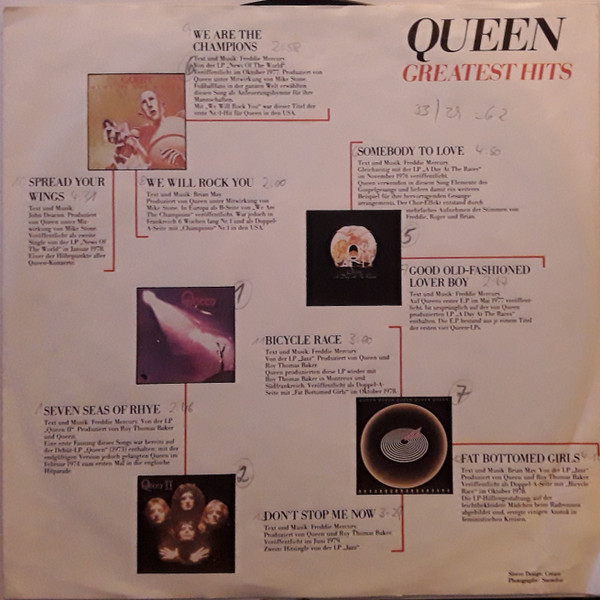 Cover zu Queen - Greatest Hits | 1981 | Vinyl, LP, Stereo, Compilation | Rock, Funk / Soul | Germany