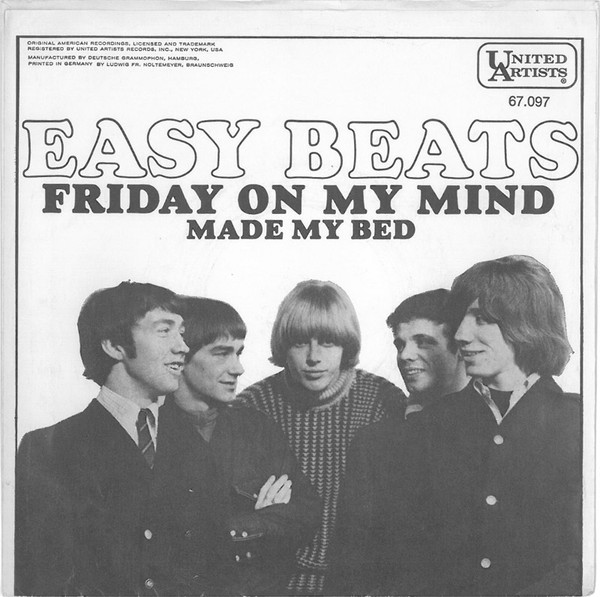Cover zu The Easybeats - Friday On My Mind | 1966 | Vinyl | Rock | Germany Schallplatten Ankauf
