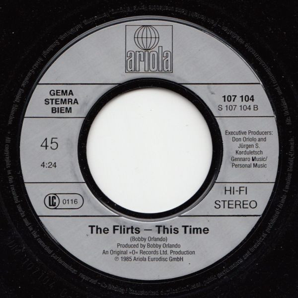 Cover zu The Flirts - Helpless (You Took My Love) | 1985 | 7