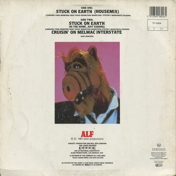 Cover zu ALF (2) - Stuck On Earth (Housemix) | 1988 | 12
