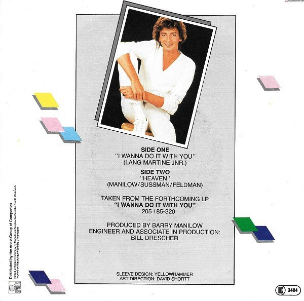 Cover zu Barry Manilow - I Wanna Do It With You | 1982 | Vinyl | Pop | Europe Schallplatten Ankauf
