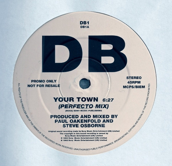 Cover zu Deacon Blue - Your Town | 1992 | Vinyl | Electronic | UK Schallplatten Ankauf