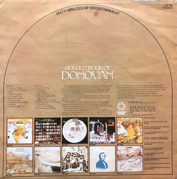 Cover zu Donovan - Golden Hour Of Donovan | Vinyl | Rock | UK Schallplatten Ankauf