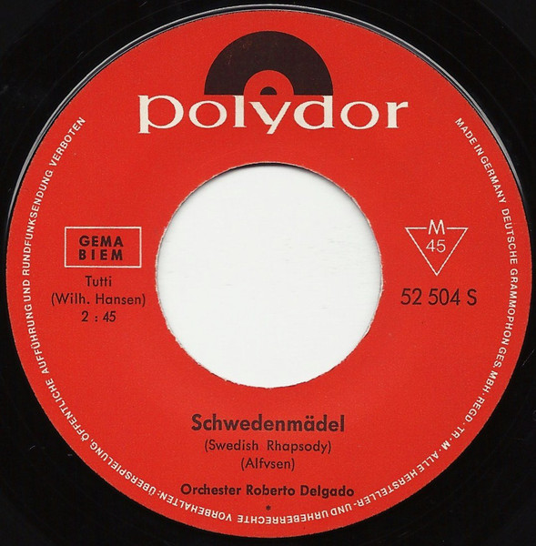 Cover zu Roberto Delgado & His Orchestra - Letkiss Folge 3 | 1965 | Vinyl | Jazz, Pop | Germany Schallplatten Ankauf