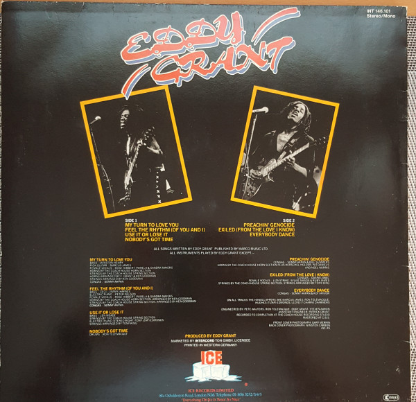 Cover zu Eddy Grant - Love In Exile | LP, Album Schallplatten Ankauf