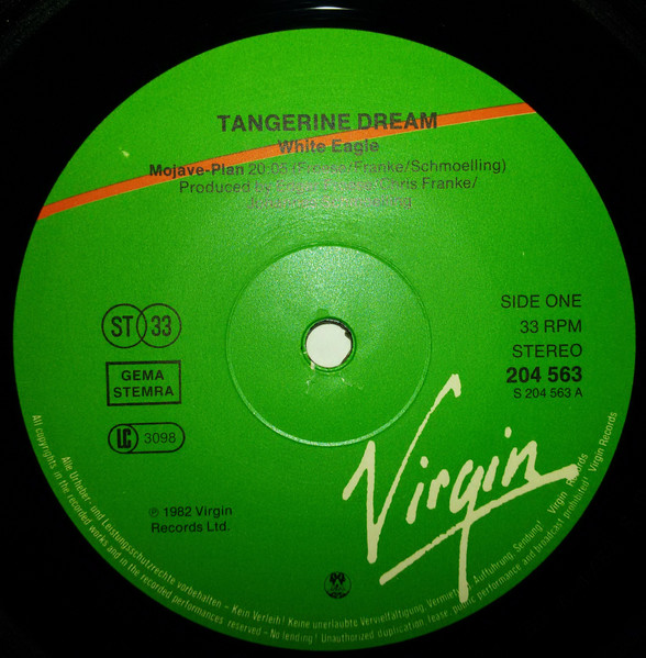 Cover zu Tangerine Dream - White Eagle | LP, Album Schallplatten Ankauf