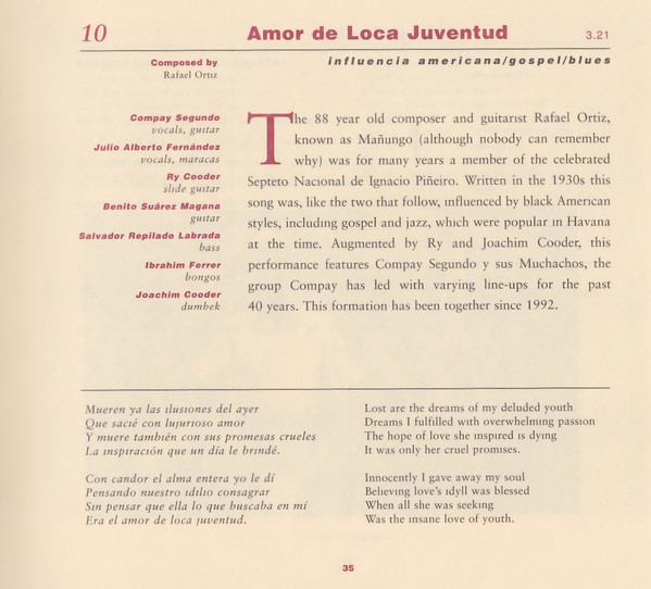 Cover zu Buena Vista Social Club - Buena Vista Social Club | 1997 | CD, Album, Stereo | Jazz, Latin | Europe