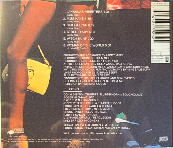 Cover zu Donald Byrd - Street Lady | CD, Album, RE Schallplatten Ankauf