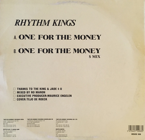 Cover zu Rhythm Kings - One For The Money | 12