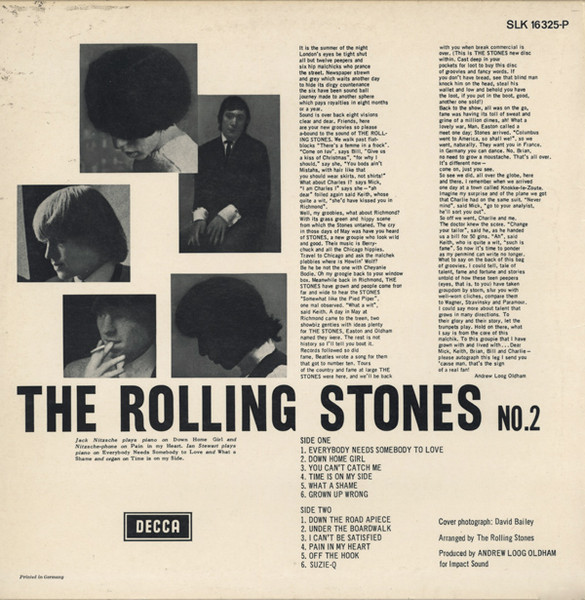 Cover zu The Rolling Stones - No. 2 | LP, Album, RP Schallplatten Ankauf