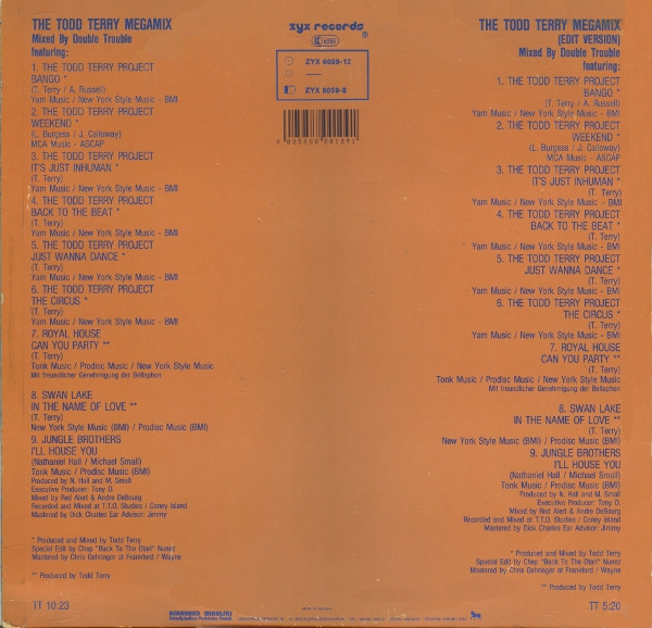 Cover zu Double Trouble - The Todd Terry Megamix | 12