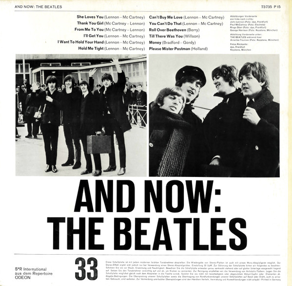 Cover zu The Beatles - And Now: The Beatles | LP, Comp, Club, RE Schallplatten Ankauf