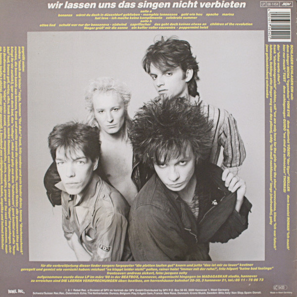 Cover zu Die Leeren Versprechungen - Wir Lassen Uns Das Singen Nicht Verbieten | LP, Album Schallplatten Ankauf