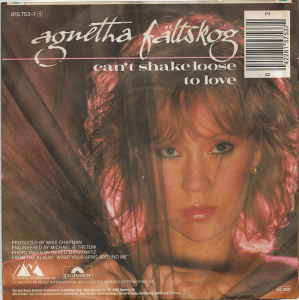 Cover zu Agnetha Fältskog - Can't Shake Loose / To Love | 1983 | Vinyl | Pop | Germany Schallplatten Ankauf