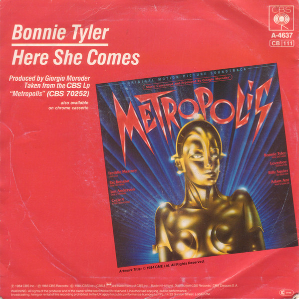 Cover zu Bonnie Tyler - Here She Comes | 1984 | 7