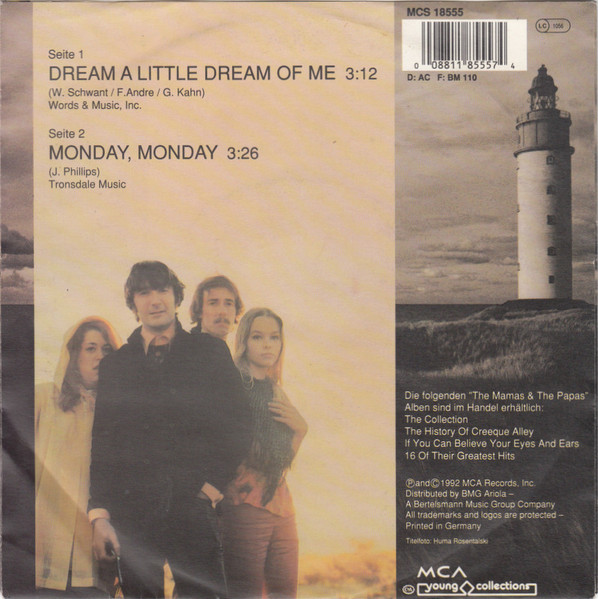 Cover zu The Mamas & The Papas - Dream A Little Dream Of Me | 7
