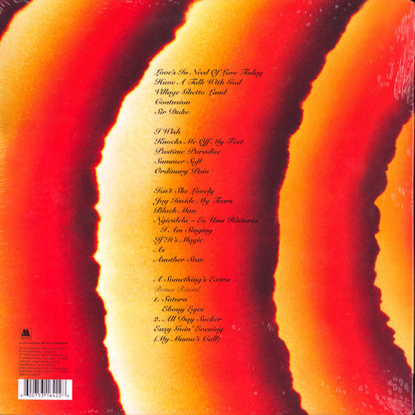 Cover zu Stevie Wonder - Songs In The Key Of Life | 2xLP, Album, RE, RM, 180 + 7
