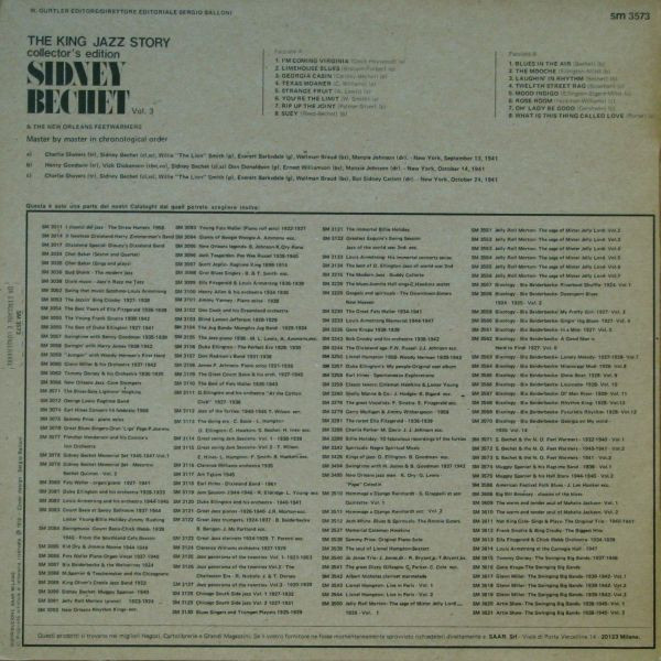 Cover zu Sidney Bechet And The New Orleans Feetwarmers - Sidney Bechet And The New Orleans Feetwarmers Vol. 3 | LP, Album Schallplatten Ankauf