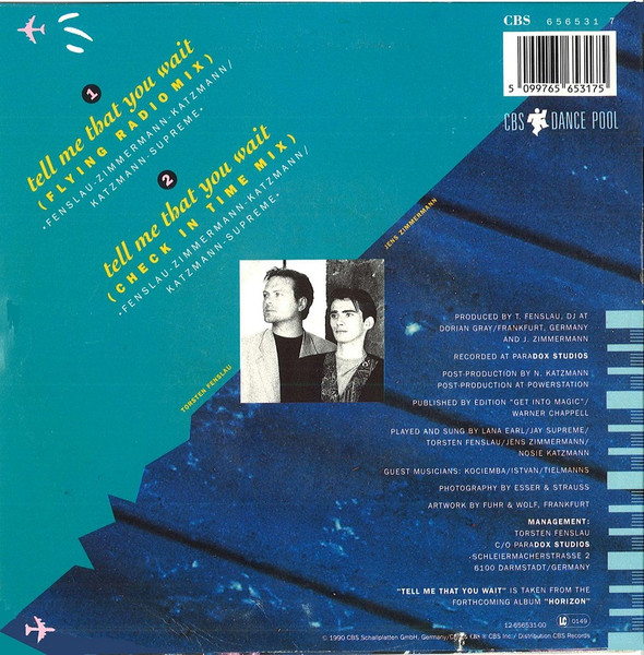 Cover zu Culture Beat - Tell Me That You Wait | 1990 | Vinyl | Electronic | Europe