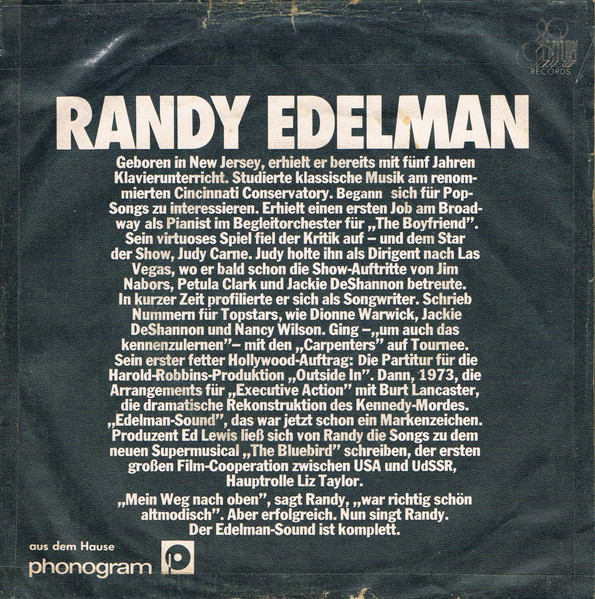 Cover zu Randy Edelman - Concrete And Clay | 7