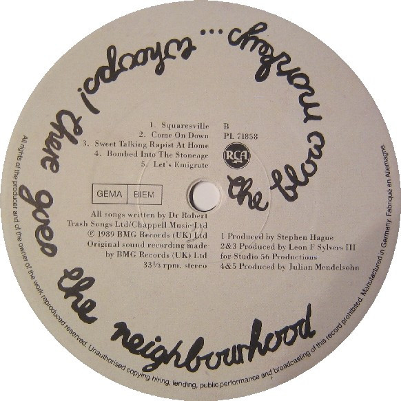 Cover zu The Blow Monkeys - Whoops! There Goes The Neighbourhood | 1989 | Vinyl | Electronic, Funk / Soul, Pop | Europe
