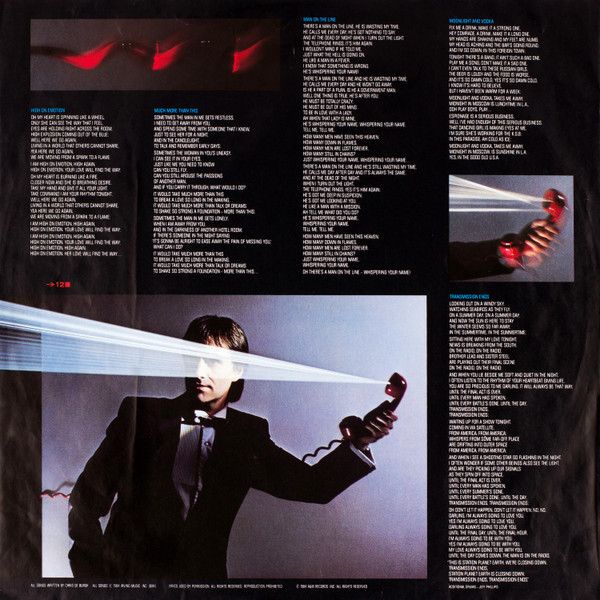 Cover zu Chris de Burgh - Man On The Line | 1984 | Vinyl | Rock | Germany