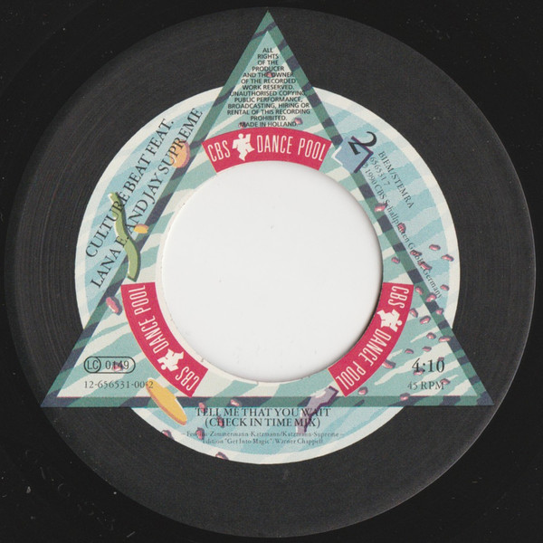 Cover zu Culture Beat - Tell Me That You Wait | 1990 | Vinyl | Electronic | Europe