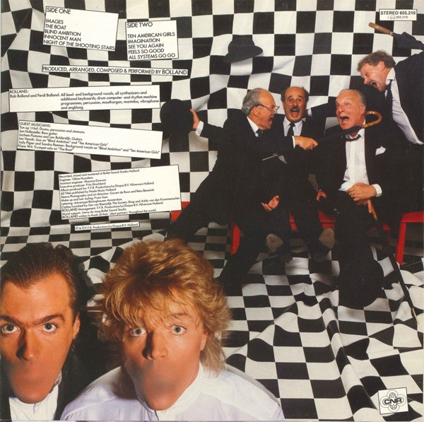 Cover zu Bolland & Bolland - Silent Partners | 1984 | Vinyl | Electronic, Rock | Netherlands Schallplatten Ankauf