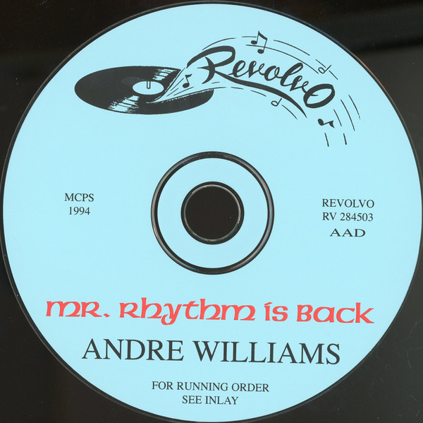 Cover zu Andre Williams (2) - Mr. Rhythm Ís Back | 1994 | Vinyl | Funk / Soul, Blues | UK