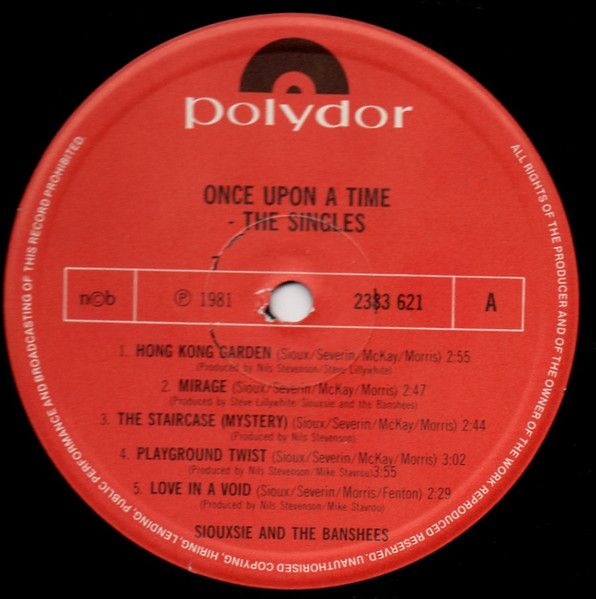 Cover zu Siouxsie & The Banshees - Once Upon A Time/The Singles | LP, Album, Comp Schallplatten Ankauf