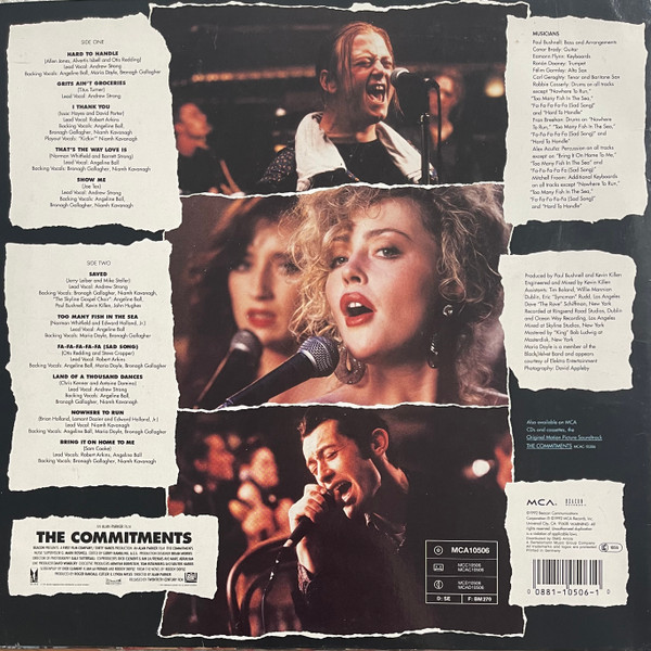 Cover zu The Commitments - The Commitments Vol. 2 (Music From The Original Motion Picture Soundtrack) | LP, Album, M/Print Schallplatten Ankauf