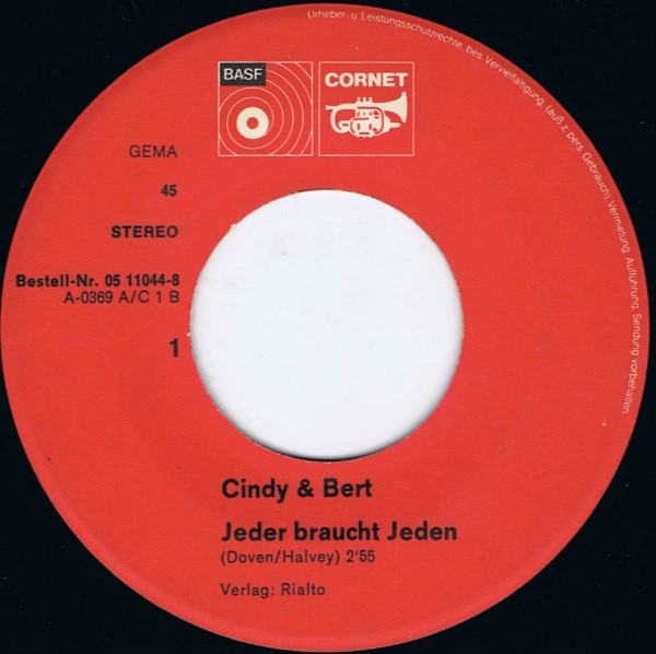 Cover zu Cindy & Bert - Jeder Braucht Jeden | 7