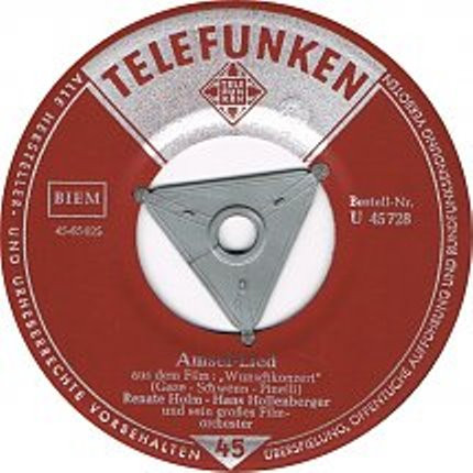 Cover zu Renate Holm & Hans Hollenberger - Amsel-Lied / Eine Einzige Stunde Mit Dir | Vinyl | Pop, Stage & Screen | Germany Schallplatten Ankauf