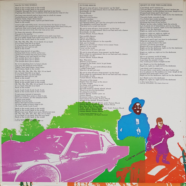 Cover zu Curtis Mayfield - Back To The World | 1973 | Vinyl | Funk / Soul | US