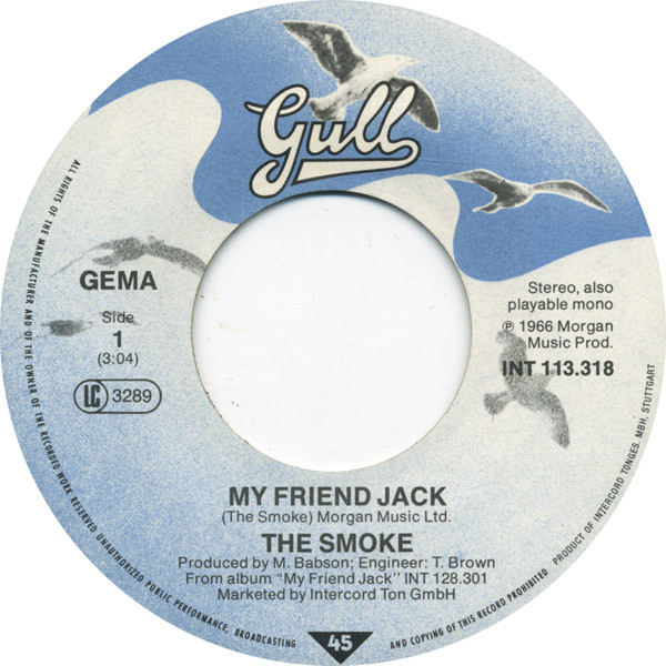 Cover zu The Smoke - My Friend Jack | 7