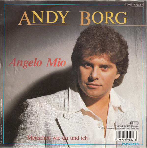 Cover zu Andy Borg - Angelo Mio / Menschen Wie Du Und Ich | 1987 | Vinyl | Pop | Germany Schallplatten Ankauf