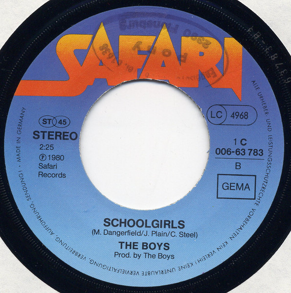 Cover zu The Boys (2) - You Better Move On / Schoolgirls | 1980 | Vinyl | Rock | Germany