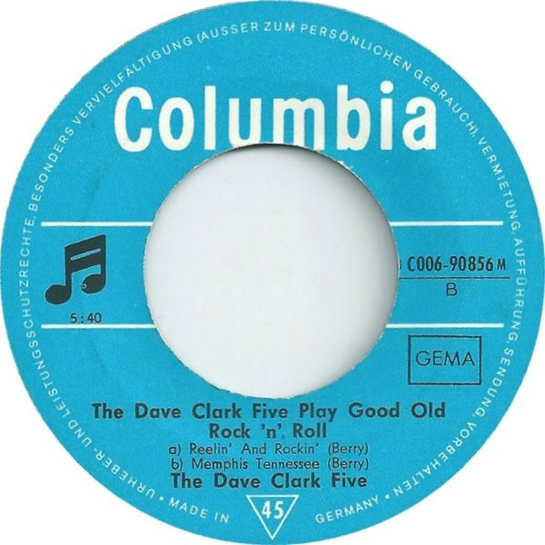 Cover zu The Dave Clark Five - The Dave Clark Five Play Good Old Rock 'N' Roll | 1969 | Vinyl | Rock | Germany