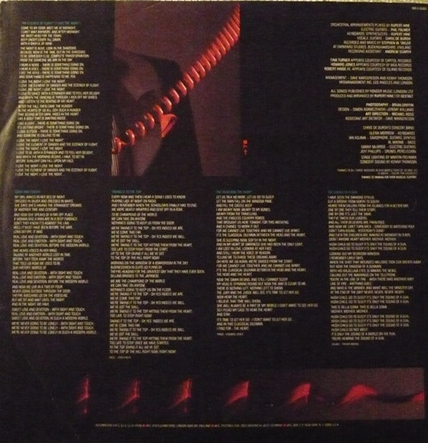Cover zu Chris de Burgh - Man On The Line | 1984 | LP, Album, Club | Rock | Europe