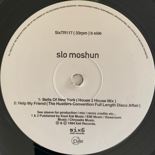 Cover zu Slo Moshun - Help My Friend | 1994 | Vinyl | Electronic | UK