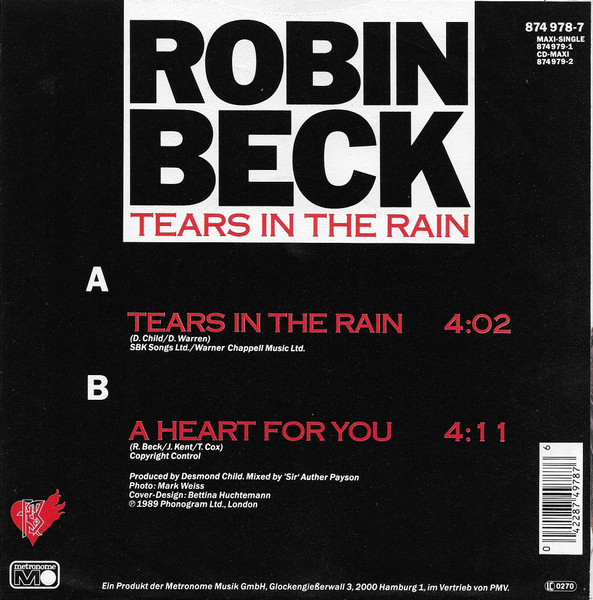 Cover zu Robin Beck - Tears In The Rain | 7