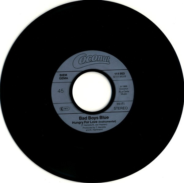 Cover zu Bad Boys Blue - Hungry For Love | 1988 | Vinyl | Electronic, Pop | Europe