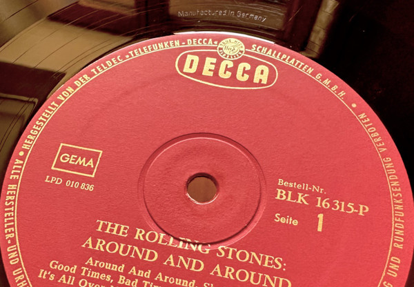 Cover zu The Rolling Stones - Around And Around | 1964 | Vinyl | Rock, Pop | Germany