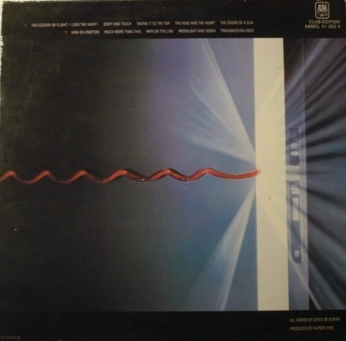 Cover zu Chris de Burgh - Man On The Line | 1984 | LP, Album, Club | Rock | Europe Schallplatten Ankauf