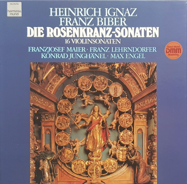 Bild Heinrich Ignaz Franz Biber, Franzjosef Maier • Franz Lehrndorfer • Max Engel • Konrad Junghänel – Die Rosenkranz-Sonaten | Vinyl, LP, Box Set | Classical | Germany Schallplatten Ankauf