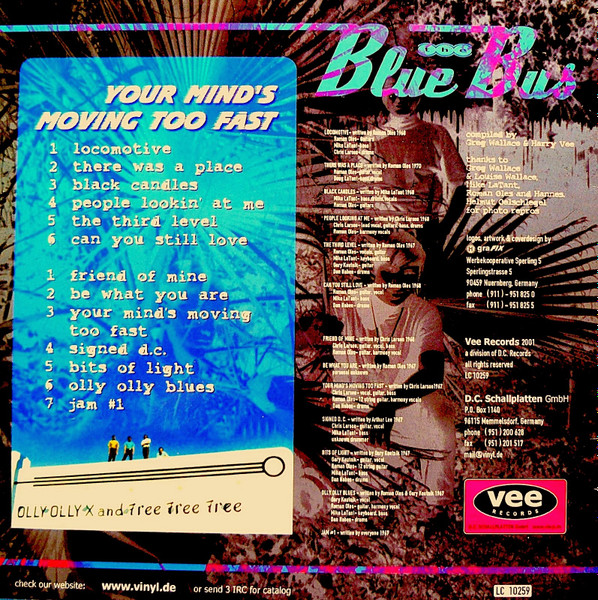 Cover zu The Blue Bus (4) - Your Mind's Moving Too Fast | 2001 | Vinyl | Rock | Germany Schallplatten Ankauf