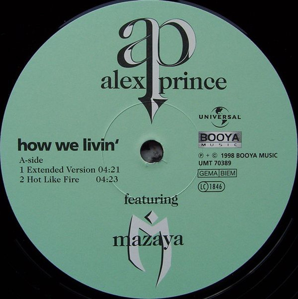 Cover zu Alexandra Prince Featuring Mazaya - How We Livin' | 1998 | Vinyl | Hip Hop | Germany Schallplatten Ankauf