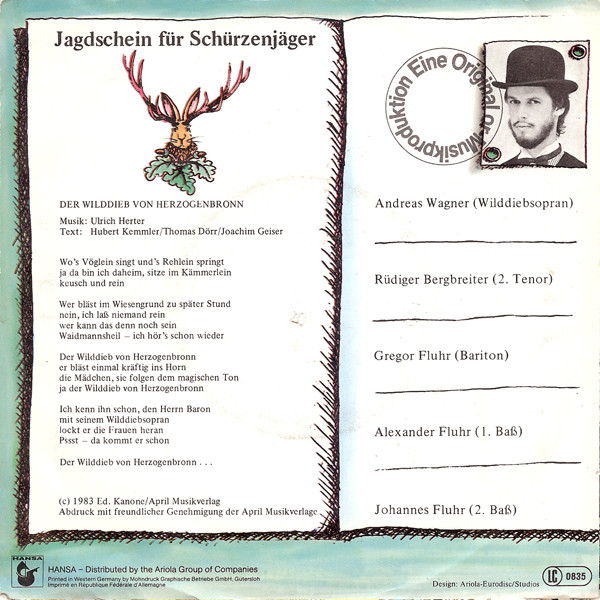 Cover zu Die Minnesänger - Der Wilddieb Von Herzogenbronn | 7